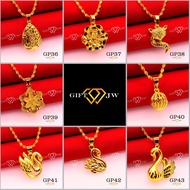 [FREE SHIPPING]- GP36 Rantai Emas Korea/Rantai Emas Plated/Rantai Leher Emas 45cm/Loket Emas/Gold Ne