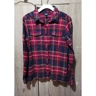 Pata fjord flannel button down women shirt