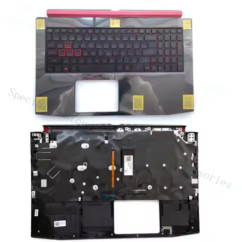 A+ For Acer Nitro 5 AN515-53 N16C7 N17C1 Palmrest Backlit Keyboard 6B.Q3ZN2.001