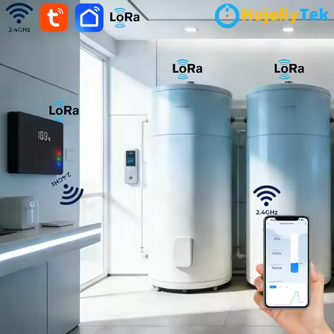 ULS-03GP Wireless Level Monitor Wifi Ultrasonic Sensor APP Tuya Lora Display Water Tank Liquid Alarm