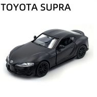 1:36 Scale Alloy Car – Toyota A90 Supra, Openable Doors, Collectible Display & Adult Gift.
