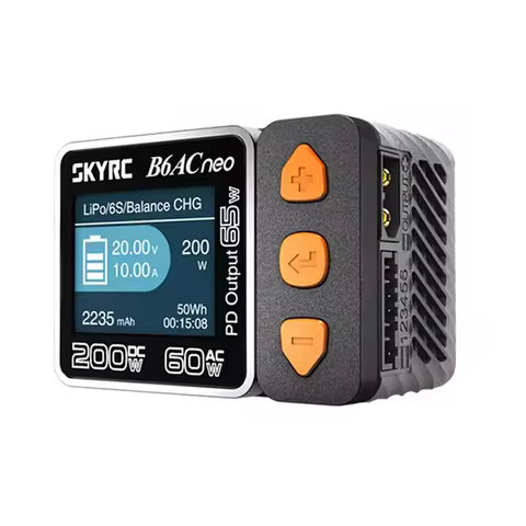 New SkyRC B6ACneo Smart Charger DC 200W AC 60W Battery Balance Charger B6AC neo SK-100200 Upgraded f
