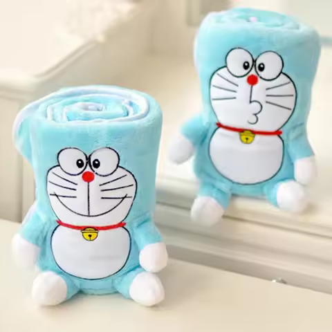 Doraemon Foldable Blanket Children's Blanket Office Knee Blanket Nap Blanket Air Conditioning Blanke