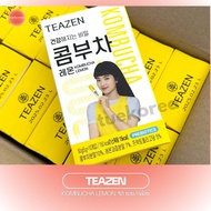 TEAZEN Lemon KOMBUCHA 50กรัม 10ซอง/กล่อง ทีเซ็น คอมบูชาเกาหลี หอมกลิ่นผลไม้สดชื่น