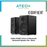 Edifier R33BT Active 2.0 Bluetooth Bookshelf Speaker Set - Black