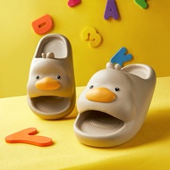 17-24cm Kids&Adults Cartoon Duck Slippers Non-slip Bathroom Shoes
