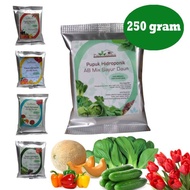 Pupuk / Nutrisi Hidroponik AB Mix Sayuran Daun- 250gr 100 liter (1/2li