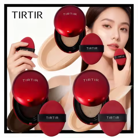 NEW For TIRTIR Mask Fit Red Cushion Foundation Long-Lasting Lightweight Buildable Coverage Finish Ko