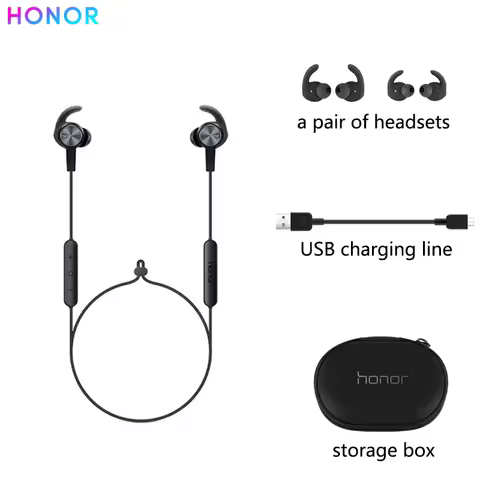 New Honor xsport AM61 Earphone Bluetooth Wireless connection with Mic In-Ear style Charge easy heads
