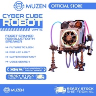MUZEN Cyber Cube Robot/Mr Bone Fidget Spinner RGB Bluetooth Speaker IPX-5 Waterproof 8Hrs Playtime -