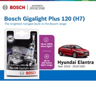 Bosch Plus 120 Gigalight H7 Headlight Bulb for Hyundai Elantra MD 5th Gen