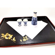 Symbolic tableware for drinking sake in Japan Mino ware sake bottle and small sake cup used Direct From Japan Japan