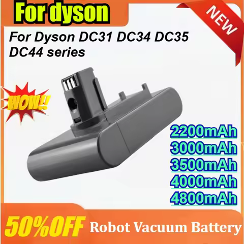 DC31 22.2V 4800mAh Battery for Dyson TypeA DC3A DC34 DC35 DC45 DC56 DC57 Vacuum Clearner Animal Batt