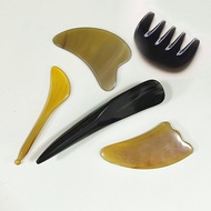 Genuine cow horn "Gua Sha" scraping stick sheep horn scraping plate bojin stick guasha comb