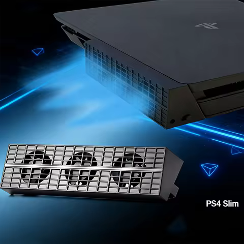 New For PS4 Slim Temperature Control Cooling Fan Cooler Game Accessories for Sony PlayStation4 PS4 S