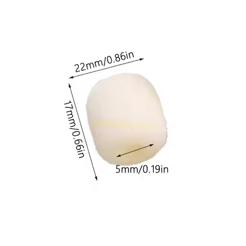 F62C 10Pcs Lapel Microphone Foam Covers for K9 Wireless Lavalier Microphone