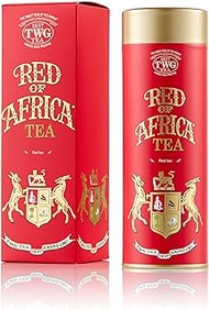 TWG Tea Red Of Africa Tea, Loose Leaf Rooibos Tea Blend In Haute Couture Gift Tea Tin, 100G