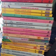 Buku Preloved 90an Siri Penyiasatan Hadi, Salma dll