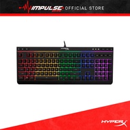 HyperX Alloy Core RGB - Membrane Gaming Keyboard, Comfortable Quiet Silent Keys with RGB LED Lightin