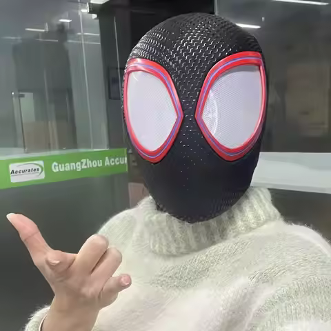 1:1 3D Margo Keith Spiderman Mask Spider-Man Across The Spider-Verse Handmade Halloween Cos Mask for