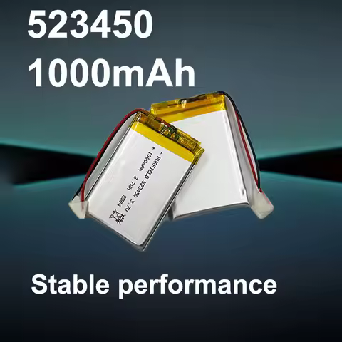 For electric beauty instrument Bluetooth headset 523450 3.7V 1000mAh polymer lithium battery,