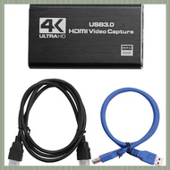 (QJWR) Audio Video Capture Card 4K USB 3.0 Capture Adapter Video Converter for Gaming Streaming Live