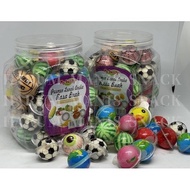 PROMO !!! Permen VIRAL Yupi Bola Lunak Footbal Candy Aneka Rasa Buah Toples isi 50 pcs BOLA Trolli L