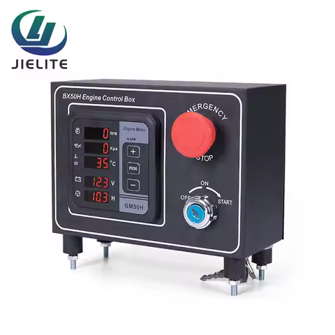 GM50H Multi-function Generator Controller Engine Number Meter Diesel Generator Control Box Cabinet B