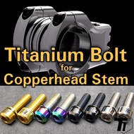Titanium Bolt for Deity Copperhead Stem | MTB 35mm 50mm Titanium Screw Grade 5 Enduro Singapore Ti-Parts