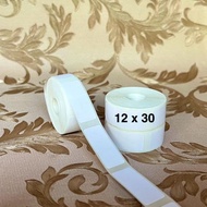 Thermal sticker Label D11 D101 size 12 x 30, 12 x 40, 12 x 50