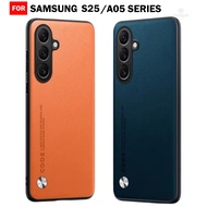 For Samsung Galaxy A05 A05s S25 FE S25+ Plus Ultra 5G CODE PU Leather Hard Case Tpu Back Cover