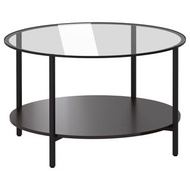 Ikea 咖啡桌 玻璃桌 圓桌