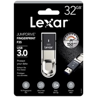 Lexar F35 Jumpdrive (32GB,64GB) Fingerprint USB 3.0 Flash Drive (up to 150MB/s read)