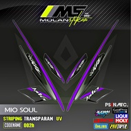 UNGU Decal Sticker Striping Variation Transparent Uv Mio Soul Carburetor 2006-2012 Mio Soul 115 Mio 