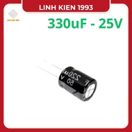 4 Capacitors 330uF 25V capacitors 330uf25v