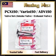 2 Pcs - Vario150 PCX150 ADV150 Vario PCX ADV 150 Valve Set In + Ex Valve Intake Exhaust Engine 2Pcs 