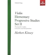 Violin Elementary Progressive Studies Set 2 | Herbert Kinsey | ABRSM