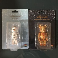 全新 有貨 BE@RBRICK Olaf 100% BE@RBRICK Gingerbread Mickey 100% BEARBRICK Olaf 100% BEARBRICK Gingerbrea