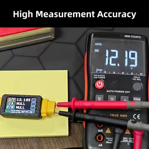 5-34V 30A XT60 Bidirectional Ammeter Temperature & Humidity Meter RC Battery Charge & Discharge Test