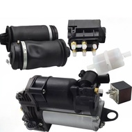 For Mercedes W164 X164 Air Compressor + 2PCS Rear Air Spring Valve Filter Relay