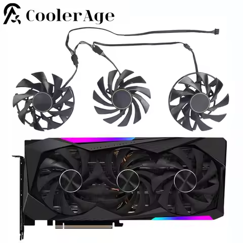 For Gigabyte AORUS GeForce RTX 3060 Ti 3070 MASTER Video Card Fan 95MM PLD10015B12H RTX3060Ti RTX307