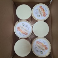 Denex butter cookies kemasan 350gr/Harga Borong untuk satu karton isi 6Pot.