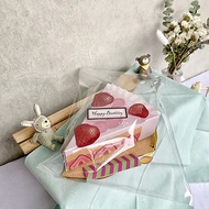 獨家設計 草莓油漆奶油蛋糕 立體蛋糕 手工卡片 生日卡片