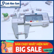 [Bag of 5] 4 color ring resistor 2w 5%, Value from 0.39 Ohm to 1M Ohm