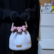 Crochet Flower Bag Crochet Rose Bag Crochet Flower Bag Crochet Sling Bag/