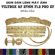 Viltrox AF 27mm f1.2 Pro XF Lens Skin (Many models) | Decal Film 3M 27 mm camera lens protection sti