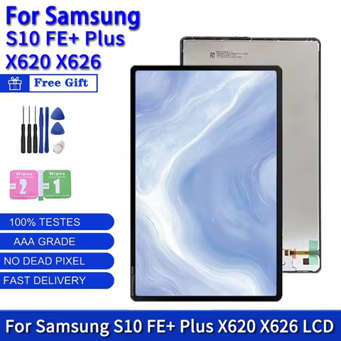 13.1“inch For Samsung Tab S10 FE+ X620 X626B LCD Touch Screen Digitizer For Tab S10FE Plus SM-X620 S