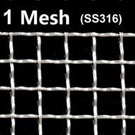 Stainless Steel Wire Mesh SS316 Netting 1 Mesh 316 Crimped