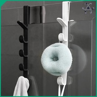 Hook Seamless Multifunctional Five-section Hook Portable Coat Hook Behind Door Towel Hook Seamless H