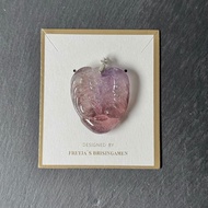 精品紫紅超七狐狐吊墜